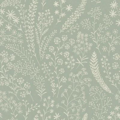 Afbeelding van Dutch Wallcoverings Asperia Astrid Trail groen/wit vliesbehang 10m x 53cm A58702