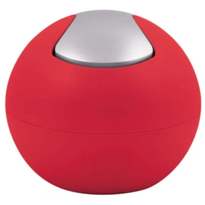 Afbeelding van Spirella Tafelvuilnisemmer Bowl rood mat 1 liter