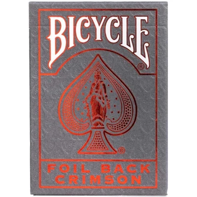 Afbeelding van Pokerkaarten Bicycle Metallux Red