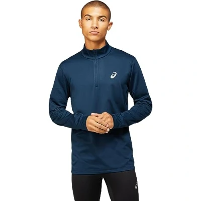Afbeelding van Asics CORE ZIP Winter Longsleeve, Heren, Maat: Medium, French blue