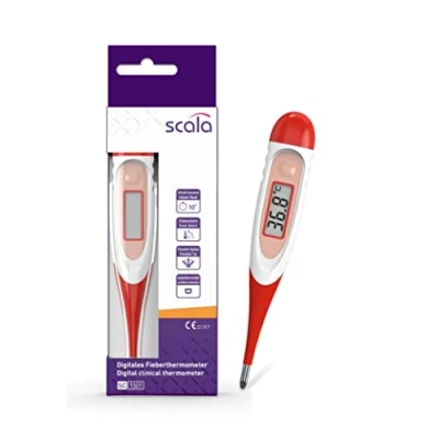 Afbeelding van scala Digitale thermometer SC 1501 flex rood snelheid 10 seconden
