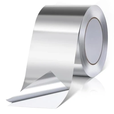 Afbeelding van AiQInu Aluminium plakband 75 x 50 m, waterdicht en hittebestendig voor hoge temperatuurluchtkanalen, isolatie dampscherm vaatwasser, afvoer