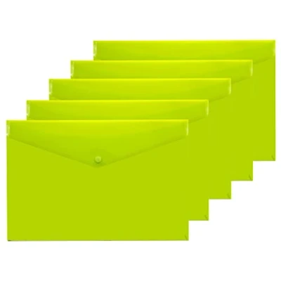 Afbeelding van eco Eco035Green transparante hoesjes, A4+, 50% gerecycled, 5 stuks