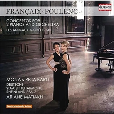 Afbeelding van Mona Bard &amp; Rica Bard, Deutsche Staatsphilharmonie Rheinland Pfalz, Ariane Matiakh Françaix: Concerto For Two Pianos And Orchestra (CD)