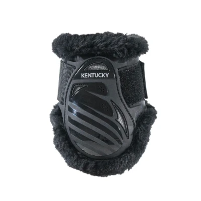Image de Kentucky Protège Boulets Young Horse Vegan Sheepskin Noir/Noir L