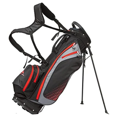 Afbeelding van Longridge Super Lite Stand Bag Black/Red .