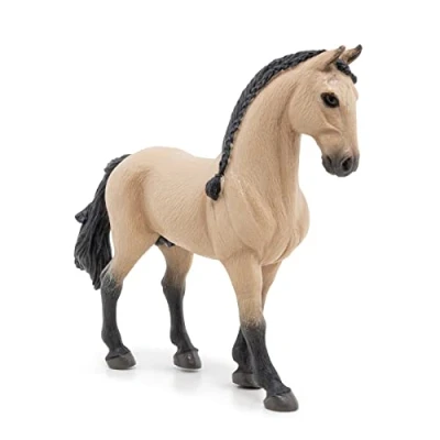 Afbeelding van Papo Handbeschilderd figuur paarden, veulens en pony&#039;s Lusitaniaans paard 51569 verzamelbaar voor kinderen meisjes jongens vanaf 3 jaar