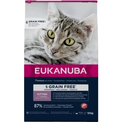 Afbeelding van Eukanuba Kat Kitten Graanvrij Zalm 10 kg