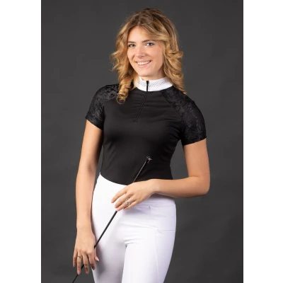 Afbeelding van Harry&#039;s Horse Wedstrijdshirt Venice Zwart XXS