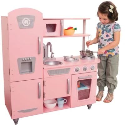 Image de KidKraft Cuisine rétro rose