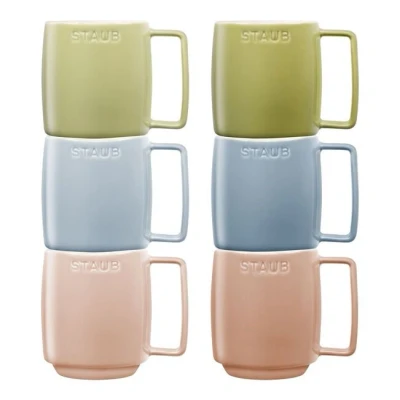 Afbeelding van Staub Macaron Ceramic Set Van 6 Mokken 350 Ml