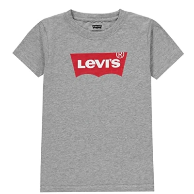 Afbeelding van Levi&#039;s Batwing TEE Tshirt print voor kinderen, Maat: 164, Grey heather