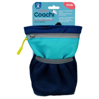 Afbeelding van Coachi Pro Train &amp; Treat Bag Navy Light Blue Hondenopvoeding Lichtblauw