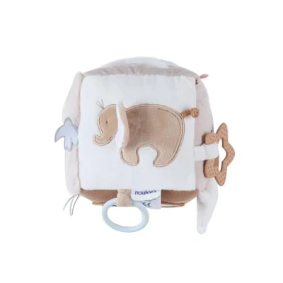 Afbeelding van Noukie&#039;s Knuffel Activiteitenkubus Thema: Bali , Moka &amp; Snow