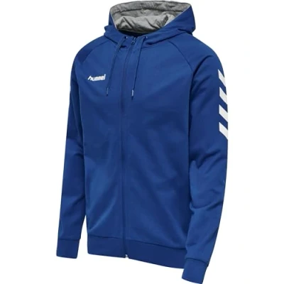 Afbeelding van Hummel ZIP Hoodie Sweater met rits, Heren, Maat: Large, True blue