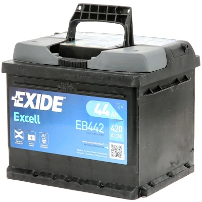 Afbeelding van EXIDE EXCELL EB442 Accu 12V 44Ah B13 OPEL: Astra G Saloon, PORSCHE: 911 Targa, RENAULT: CLIO 2 Kasten