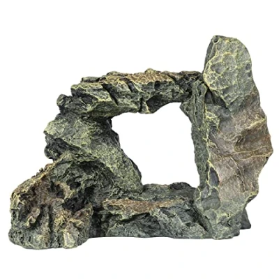 Afbeelding van Aqua Della Aquariumdecoratie Vissen Slate S 26,5x17,5x19cm 1st