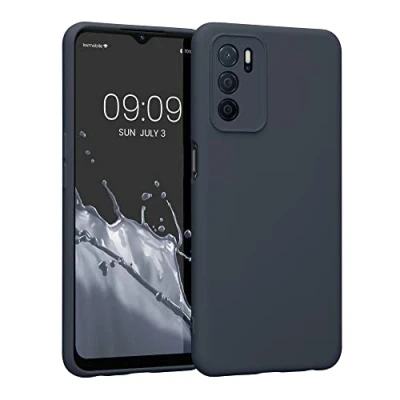 Afbeelding van kwmobile telefoonhoesje geschikt voor Oppo A16 / A16s A54s Hoesje smartphone Precisie camera uitsnede TPU back cover in mat zwart