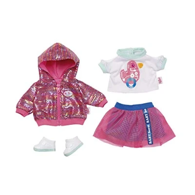 Afbeelding van Zapf Creation 827147 BABY born City deluxe babystijl roze/wit/mint, 43 cm