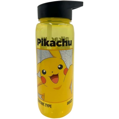 Afbeelding van Pokémon Pikachu Drinkfles geel 600 ml. Met drinktuit