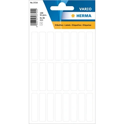 Afbeelding van Haza Original Etiketten 168 Stuks 8 X 36 Mm Wit