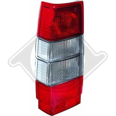 Afbeelding van DIEDERICHS 7630695 Achterlicht Links P21W, P21/5W Wit / Rood VOLVO: 740 Estate, 940 I Estate