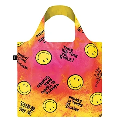Afbeelding van LOQI Time to Smile Collectors Edition Recycled, citroenboom, boodschappentas, Citroengras, Boodschappentas