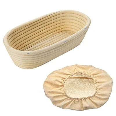 Afbeelding van Westmark 3204227B fermentatiemandje ovaal met katoenen peddibuishoes, lichtbeige/beige
