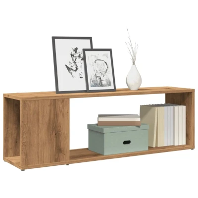 Afbeelding van vidaXL Tv meubel 100x24x32 cm bewerkt hout artisanaal eikenkleur