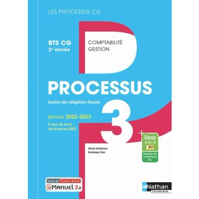 Image de processus 3 BTS CG 2ème année (Les CG) Livre + licence élève 2022