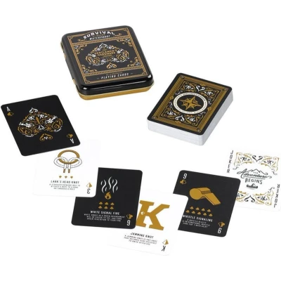 Afbeelding van Gentlemen&#039;s Hardware Survival Playing Cards waterbestenige speelkaarten