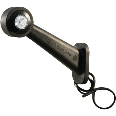 Afbeelding van Contourlamp WAS 136L KPA0,5C Rood / wit, links DC kabel 500mm., 2x0,75mm² Contourverlichting (Oranje,Wit) BouwmanAanhangwagens.nl