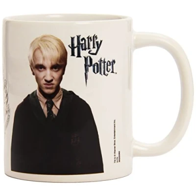 Afbeelding van Harry Potter Mok Draco Malfidus 325 Ml Keramiek Wit