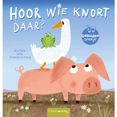 Afbeelding van Uitgeverij clavis geluidenboek hoor wie knort daar?