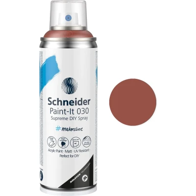 Afbeelding van Schneider spuitbus verf Paint it 030 DIY spuitverf acrylverf 200ml koper metallic S ML03051102