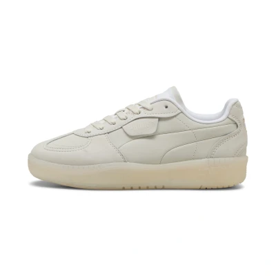 Afbeelding van Puma Palermo MODA Elevated Sneakers laag, Dames, Maat: 35.5, Vapor gray warm white Leer/ synthetisch