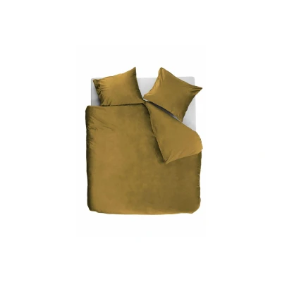 Afbeelding van Dekbedovertrek At Home by Beddinghouse Tender Fluweel Gold