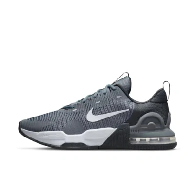Afbeelding van Nike Performance AIR MAX Alpha Trainer 5 Trainingsschoen, Heren, Maat: 40, smoke grey/white/dark grey/dark grey Textiel/ synthetisch