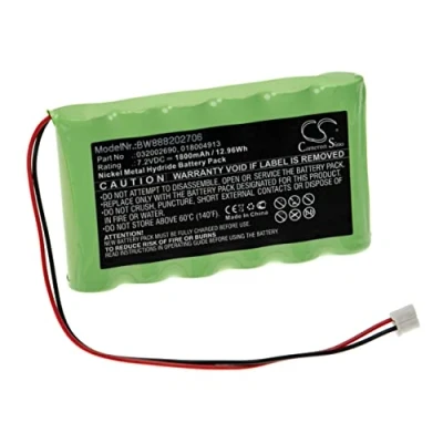 Afbeelding van vhbw Accu compatibel met Compex Sport 2, 3, 300, 3 Vascular, 400 medisch apparaat (1800 mAh, 7,2 V, NiMH)