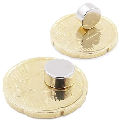 Afbeelding van Brudazon 30 mini schijfmagneten 8 x 4 mm N52 sterke neodymium magneten extra voor modelbouw, foto, wit wandbord, handwerk schijf