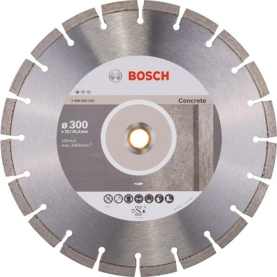 Afbeelding van Bosch Diamantdoorslijpschijf Standard for Concrete 300 x 20,00+25,40 2,8 10 mm