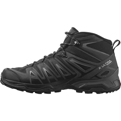 Image de Salomon X Ultra Pioneer Mid Gore tex Homme Chaussures de randonnée , Monument magnétique noir, 42 2/3 EU