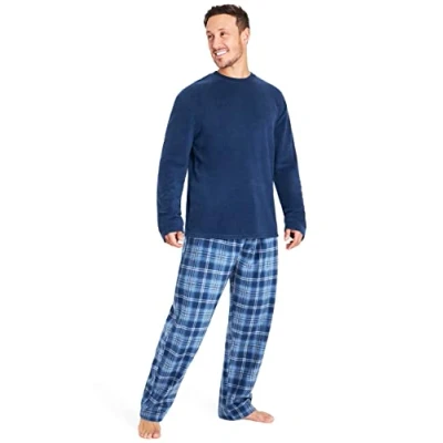 Afbeelding van CityComfort 2 delige pyjama set van superzacht fleece voor heren