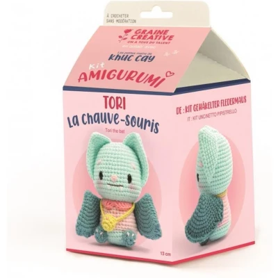 Afbeelding van Graine Creative GC Amigurumi Haakpakket Vleermuis 13 cm