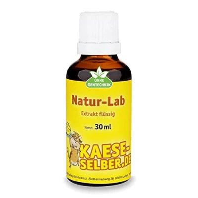 Afbeelding van Hoogwaardig stremselextract (kaasstremsel) vloeibaar 30 ml 1:10000 natuurlijk stremsel (om zelf kaas te maken)