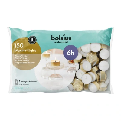 Afbeelding van Bolsius Waxine Lichten 150stuks