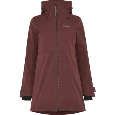 Afbeelding van Didriksons HELLE WNS PARKA 6 Dames Outdoorjas Old rust