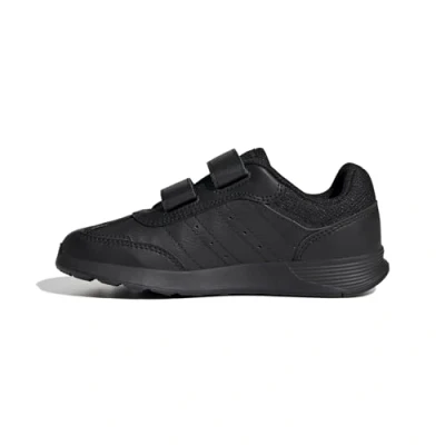 Afbeelding van adidas Performance Tensaur Switch Unisex Hardloopschoenen voor op de weg kinderen, Maat: 28, Core black Imitatieleer/ textiel