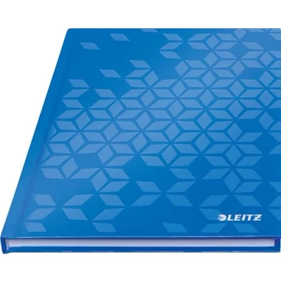 Afbeelding van Notitieboek Leitz WOW A5 160blz 90gr lijn blauw