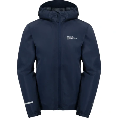 Afbeelding van Jack Wolfskin Flaze Regenjas voor kinderen, Maat: 140, Night blue